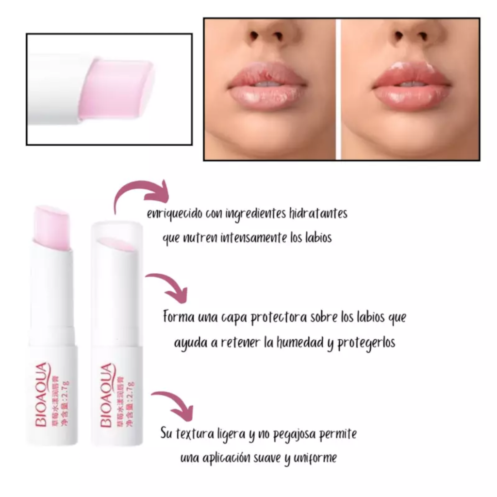 Balsamo Hidratantede de Bioaqua tipo Labial 2,7gr